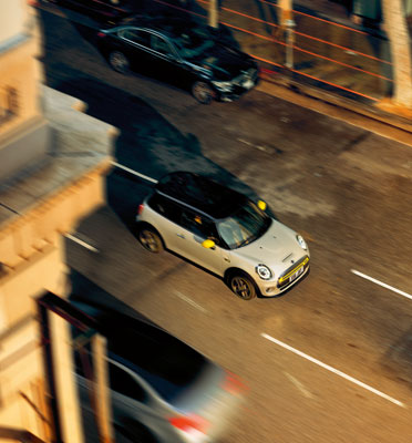 Mini cooper sky view