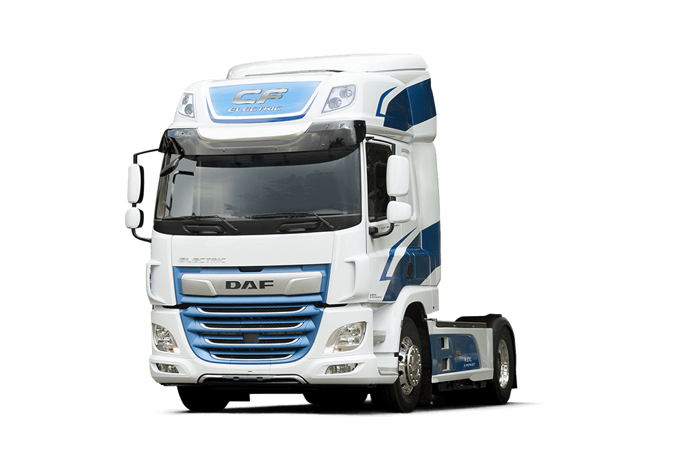 DAF electric truck without the trailer