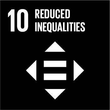 UN Sustainable Development Goal number 10 - reduced in equalities