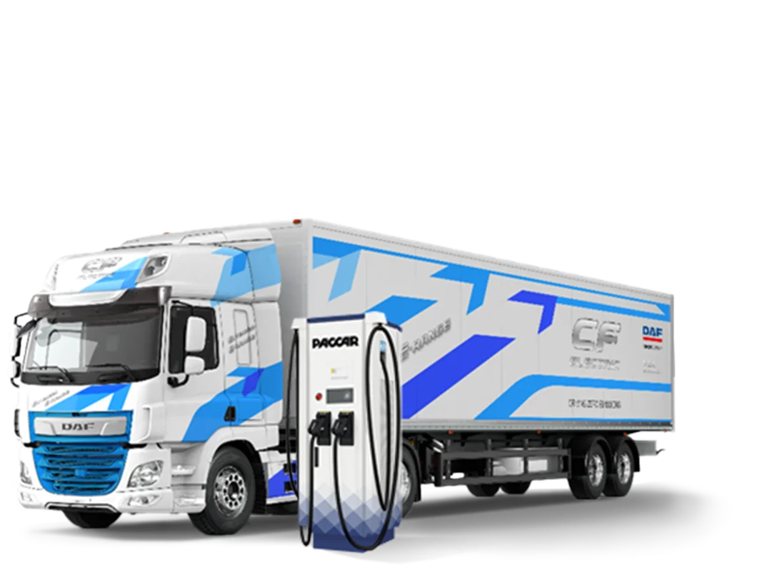 Concept image of an alternatively fuelled HGV