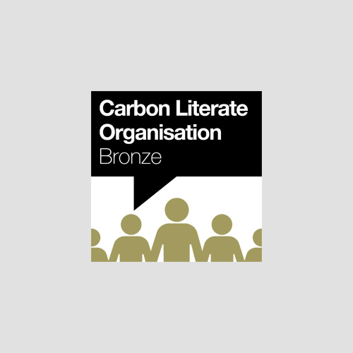 Bronze certified in carbon literacy logo