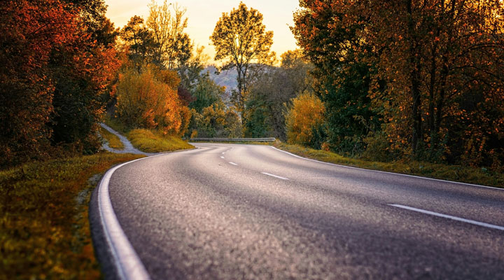 Autumn road