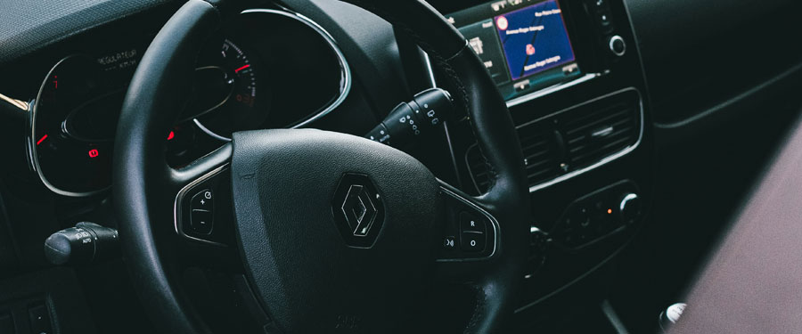 Renault steering wheel