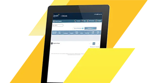 Tablet device showcasing CVLink