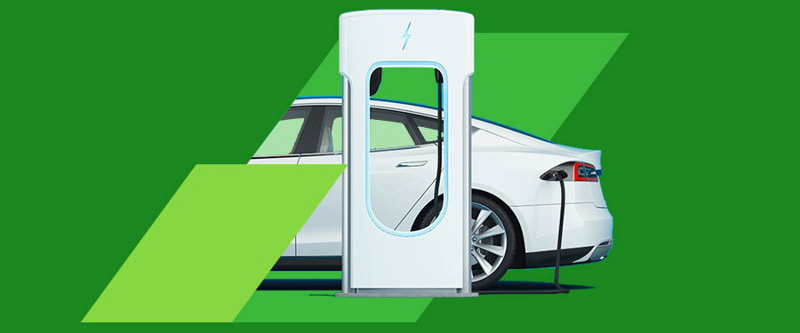 EV charger and car