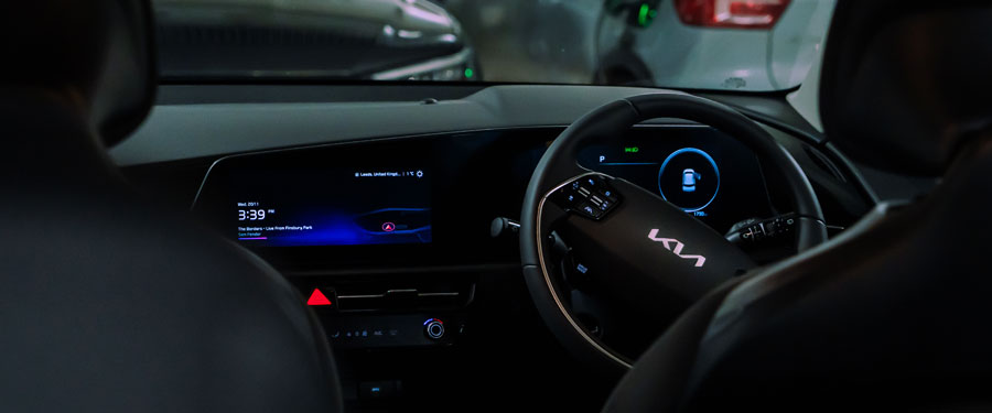 KIA interior.