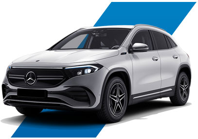 Side view Mercedes EQA