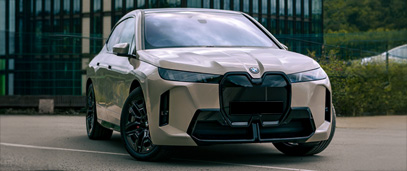 BMW in front of Zenith HQ