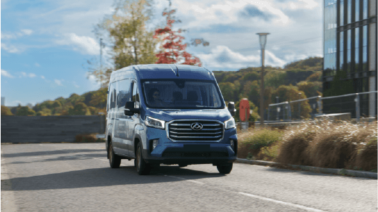 Van driving around Zenith HQ