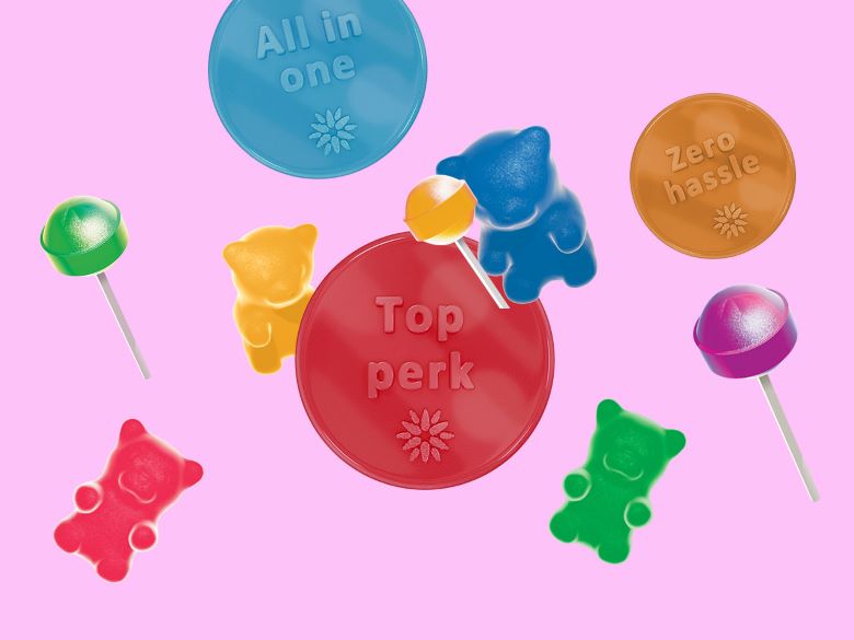 Top perk and gummy bear sweets for employees