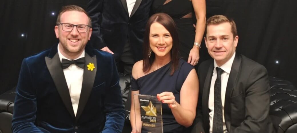 Zenith team collecting Fleet News Award