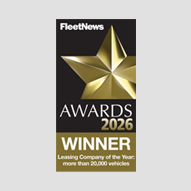 Fleet News Winner Awards logo for Leasing Company of the Year: more than 20,000 vehicles