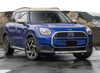 Mini cooper sideview parked