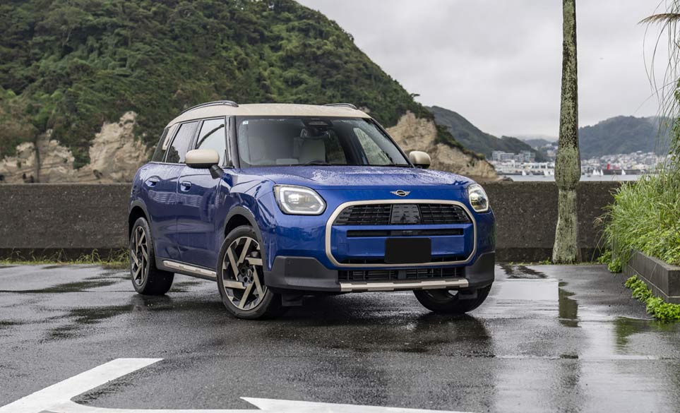 Mini cooper sideview parked