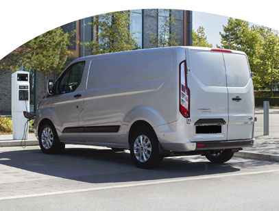 Ford Transit Custom PHEV charging