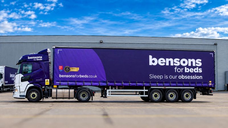 Bensons for Beds trailer rental